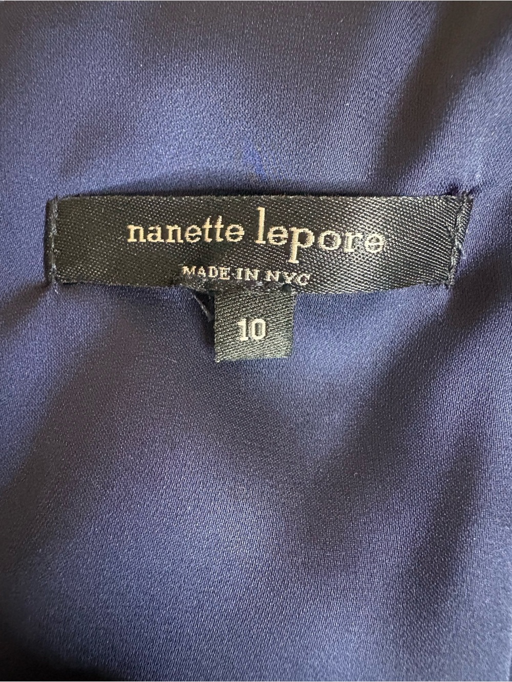💙✨Nanette Lepore Navy Floral Embroidered Lace Midi Dress Size 10✨ - Picture 2 of 6